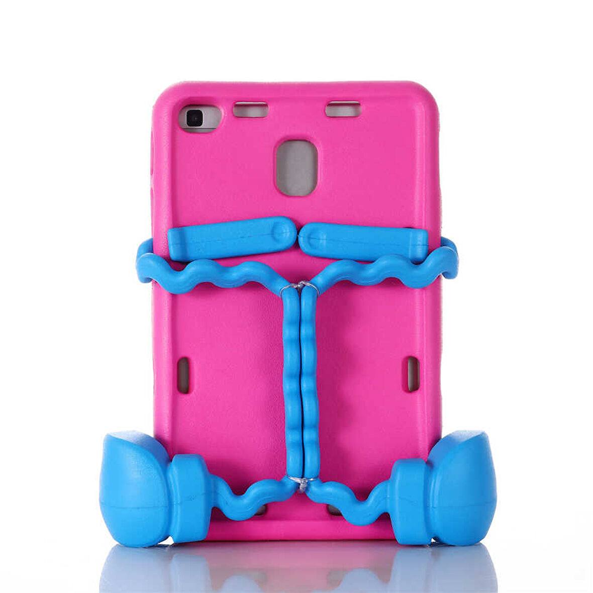 Galaxy Tab A 8.0 (2019) T290 ​EFFX Eva Boxer Tablet Silikon - Pembe Koyu