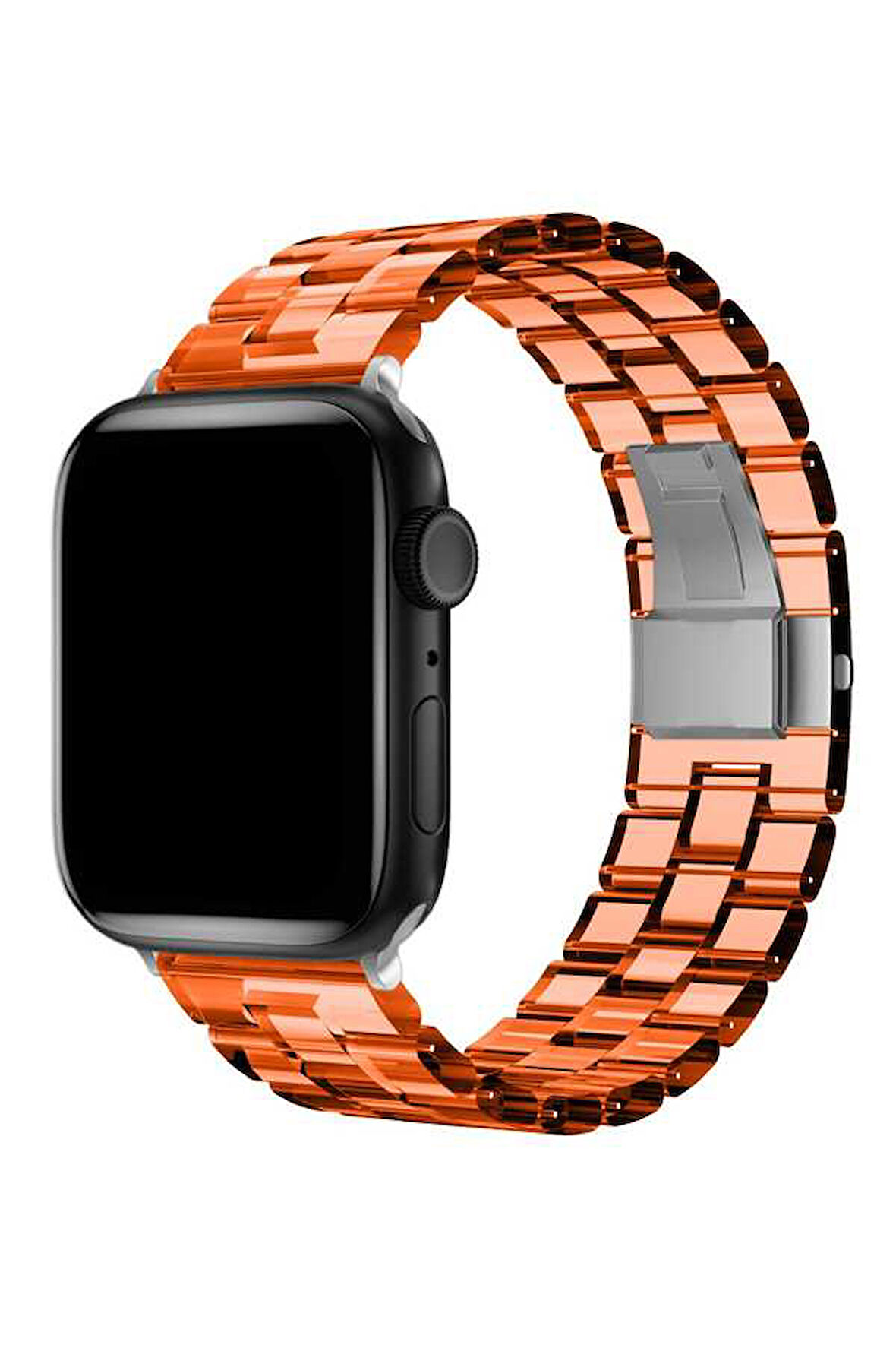Watch 42mm Uyumlu KRD-33 Zore Kordon-Turuncu