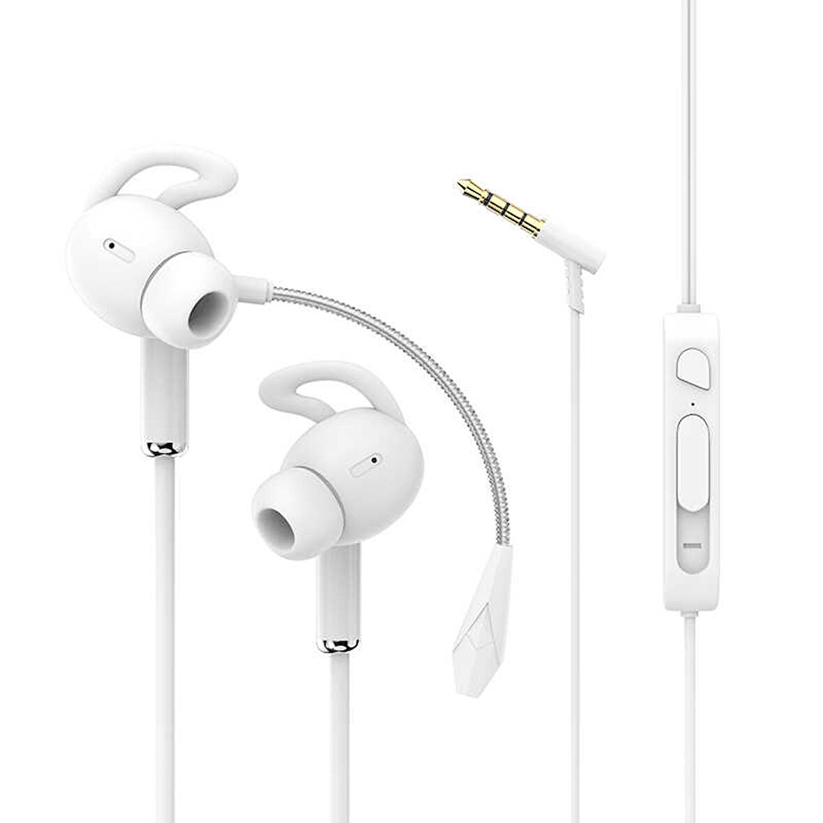 ​MKST AK-P9 ​​3.5mm Kulaklık-Beyaz