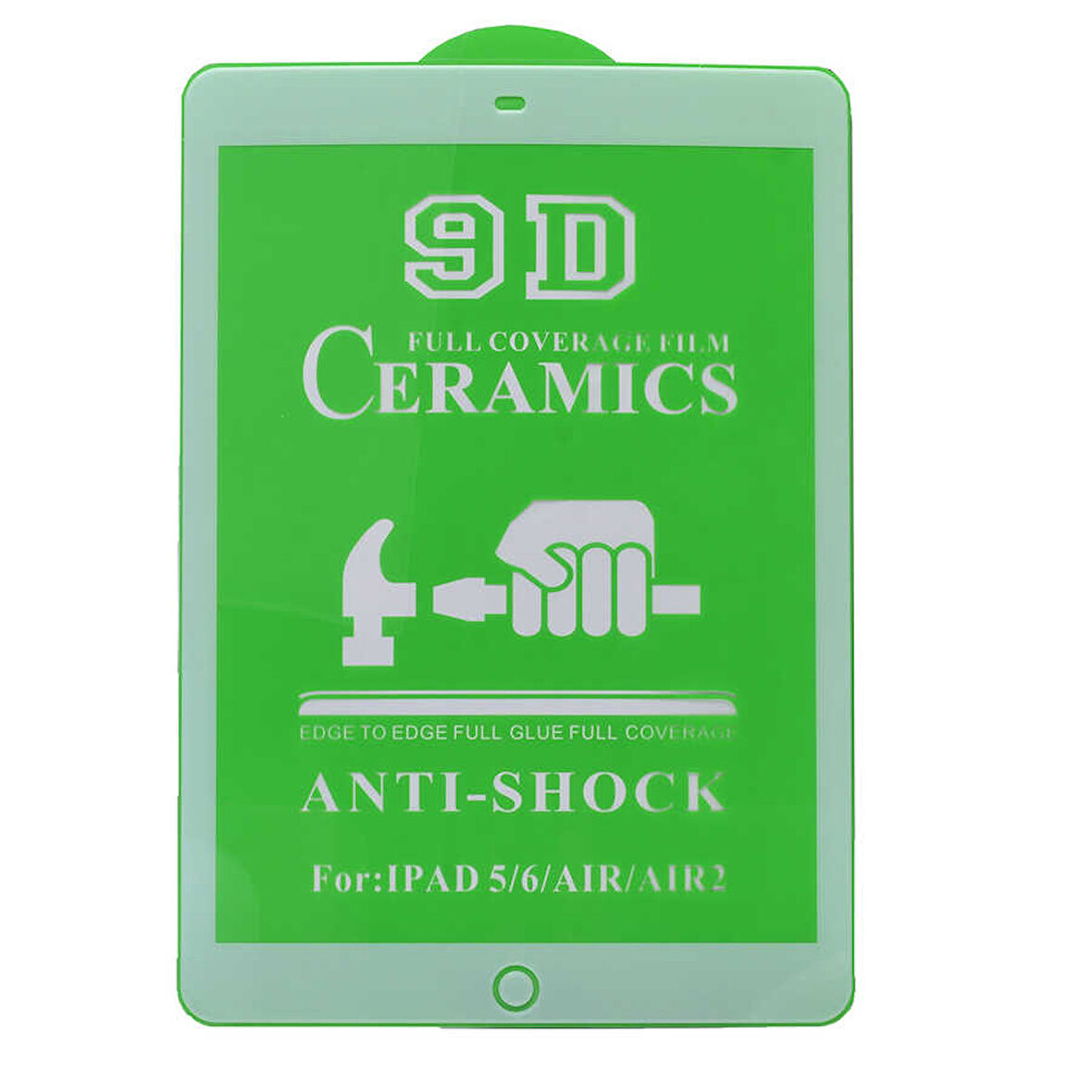 iPad 9.7 2017 (5.Nesil) Uyumlu ​JOEC Tablet Seramik Ekran Koruyucu-Beyaz