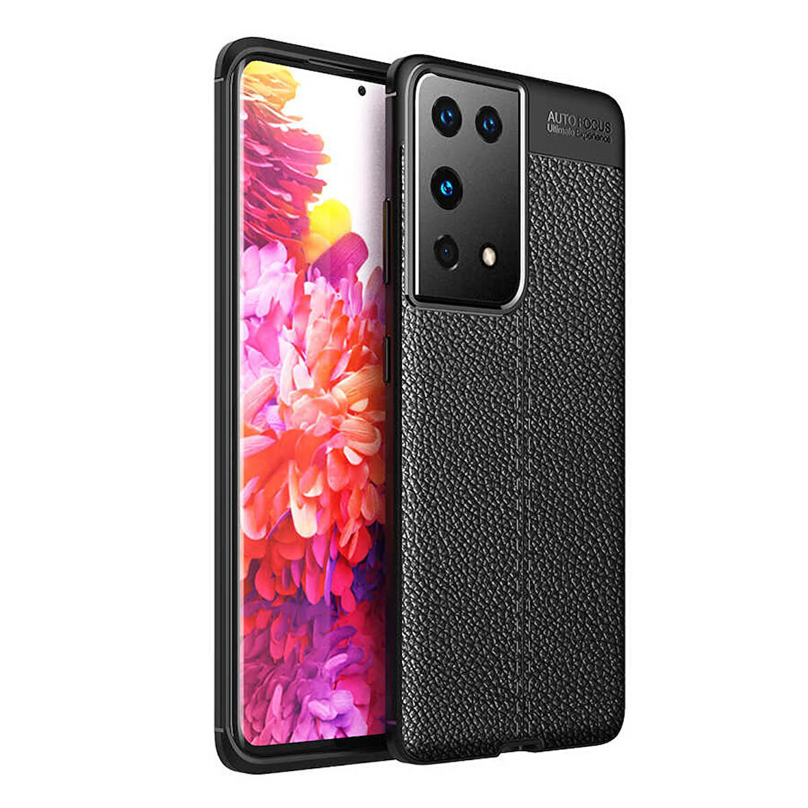 Galaxy S21 Ultra Uyumlu Zore Niss Silikon Kapak-Siyah