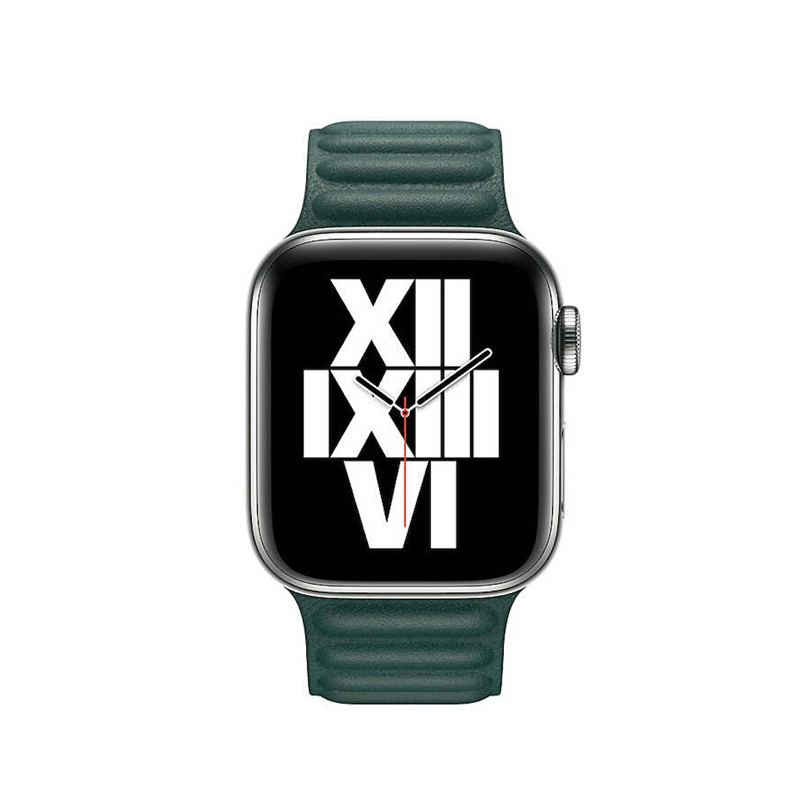 ​​​Watch 38mm Uyumlu KRD-34 Deri Zore Kordon-Koyu Yeşil