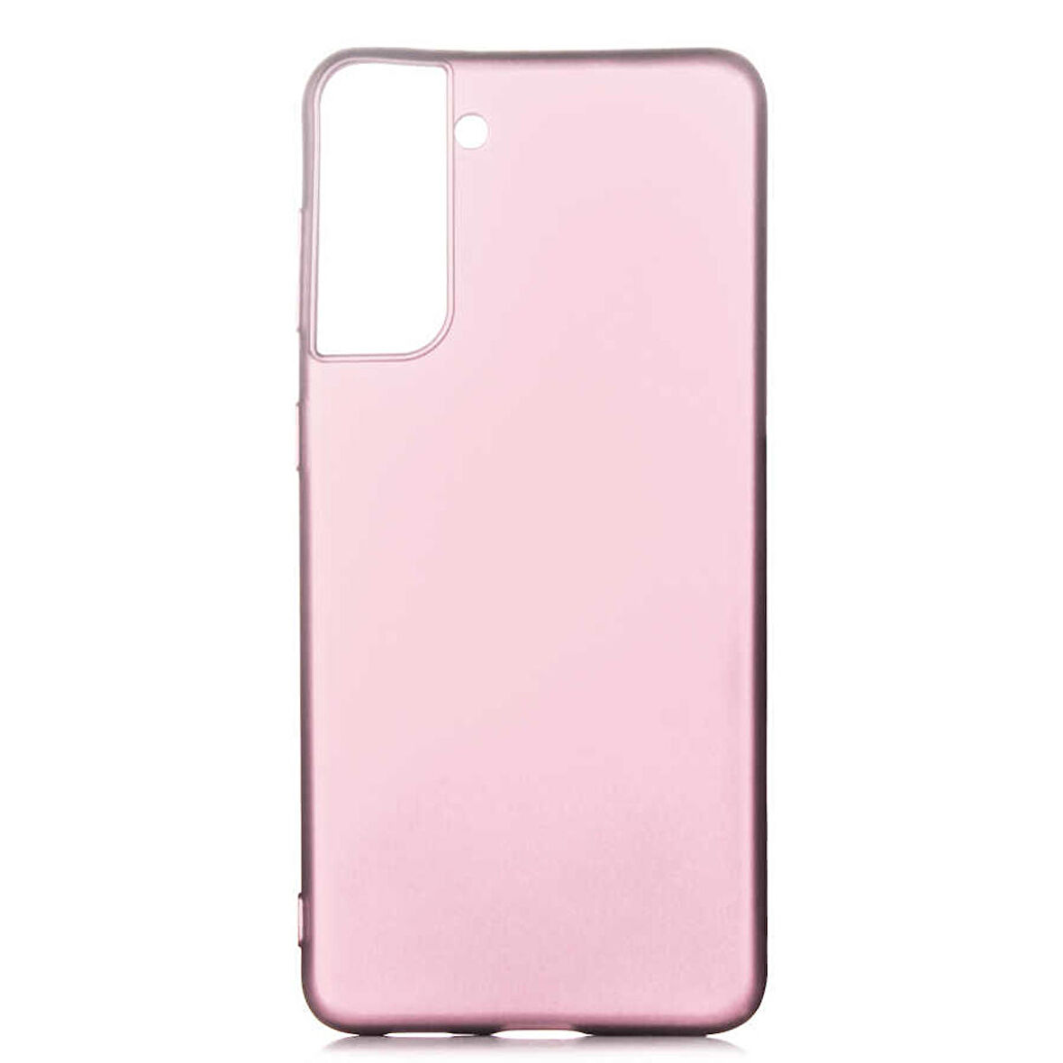 Galaxy S21 Plus Uyumlu Zore Premier Silikon Kapak-Rose Gold