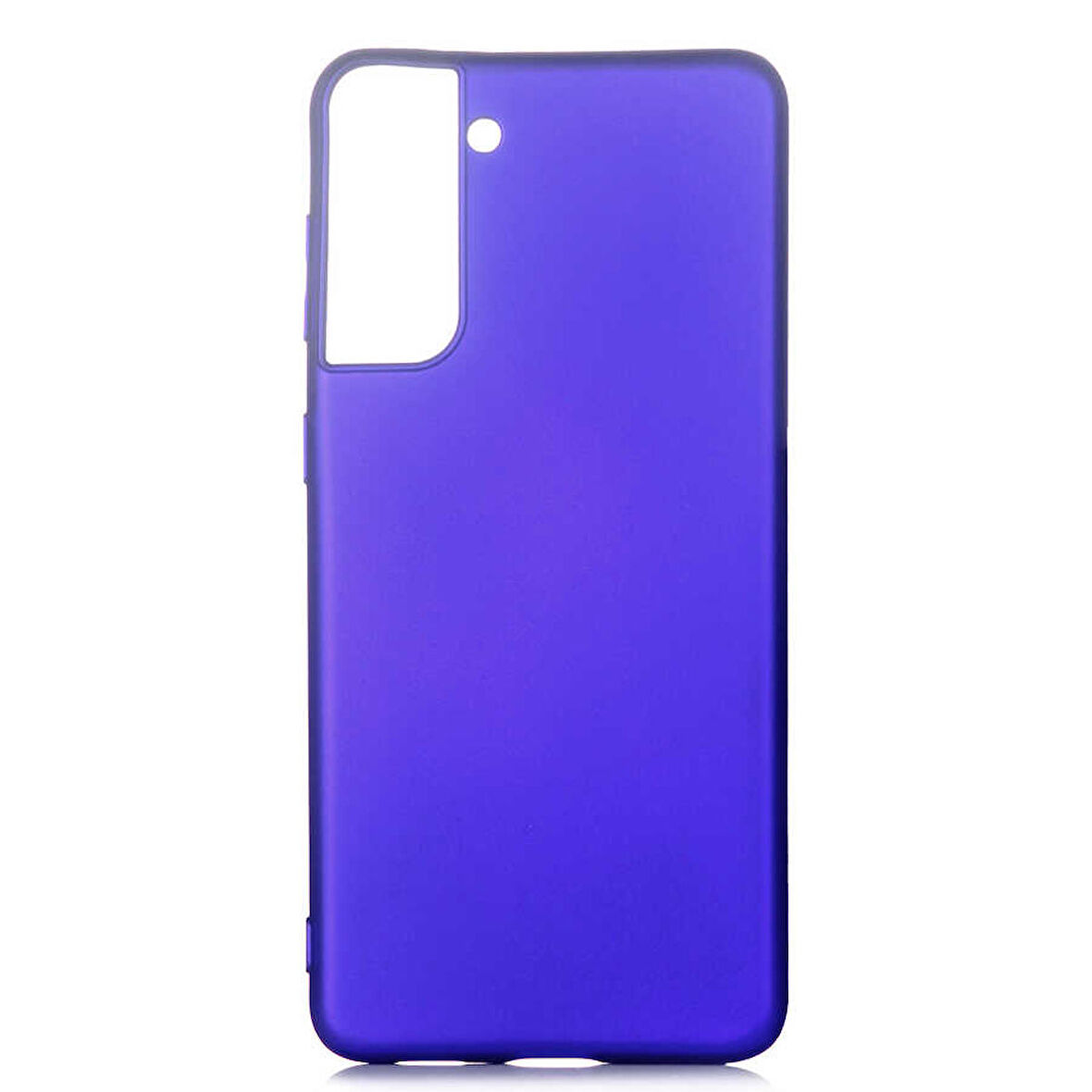 Galaxy S21 Plus Uyumlu Zore Premier Silikon Kapak-Saks Mavi