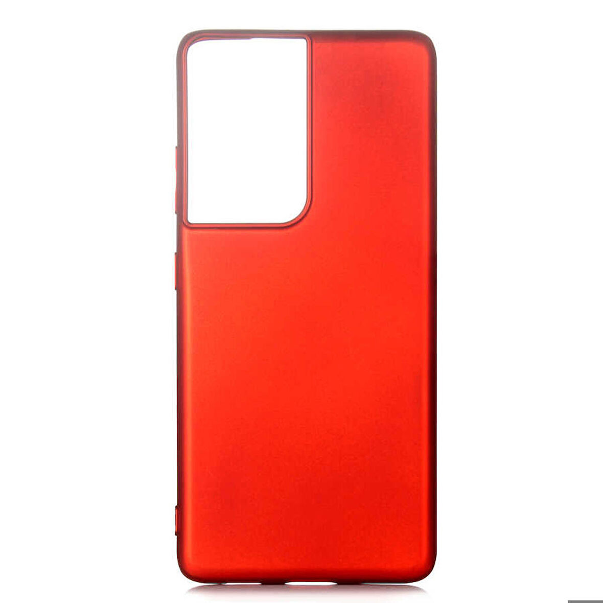 Galaxy S21 Ultra Uyumlu Zore Premier Silikon Kapak-Kırmızı