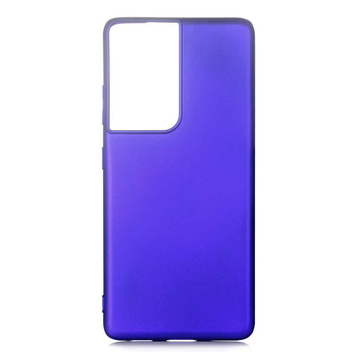 Galaxy S21 Ultra Uyumlu Zore Premier Silikon Kapak-Saks Mavi