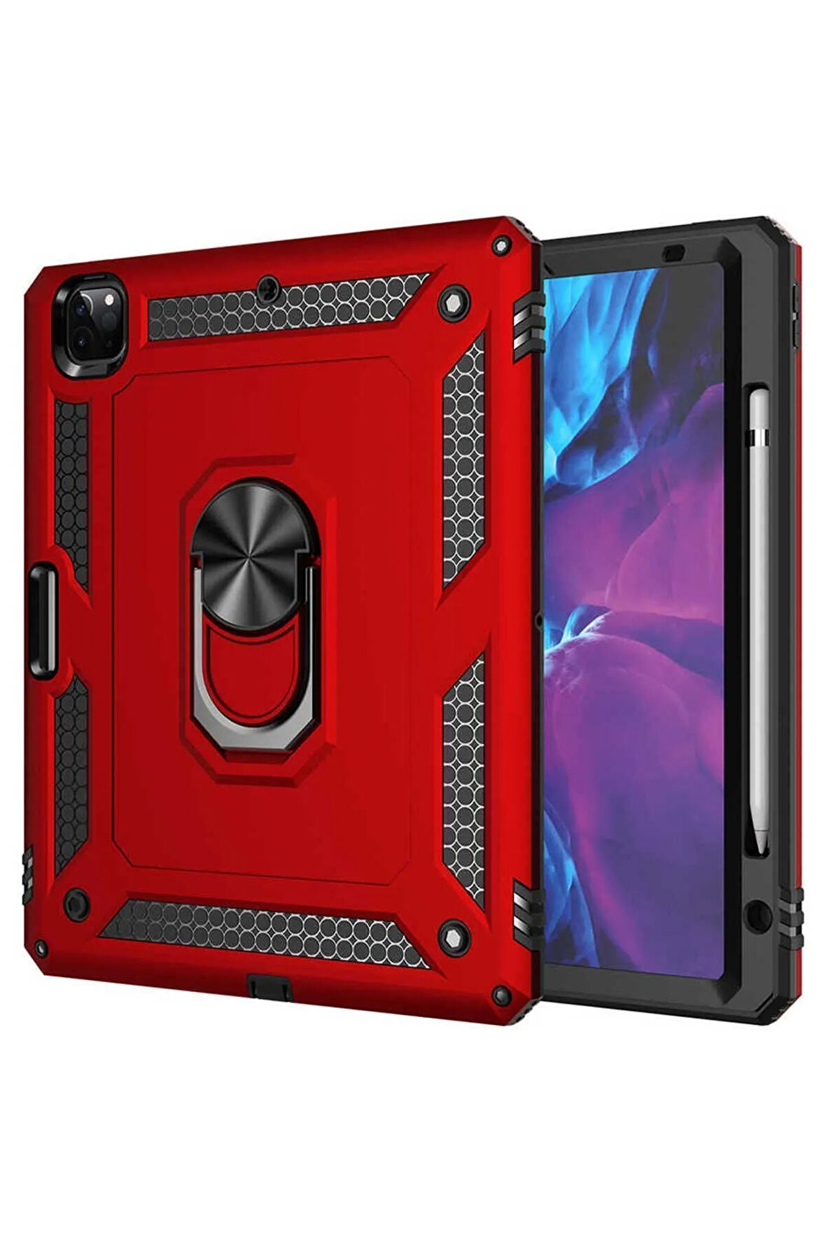 İpad Pro 12.9 2020 (4.NESİL) - Uyumlu Tablet Vega Kapak-siyah