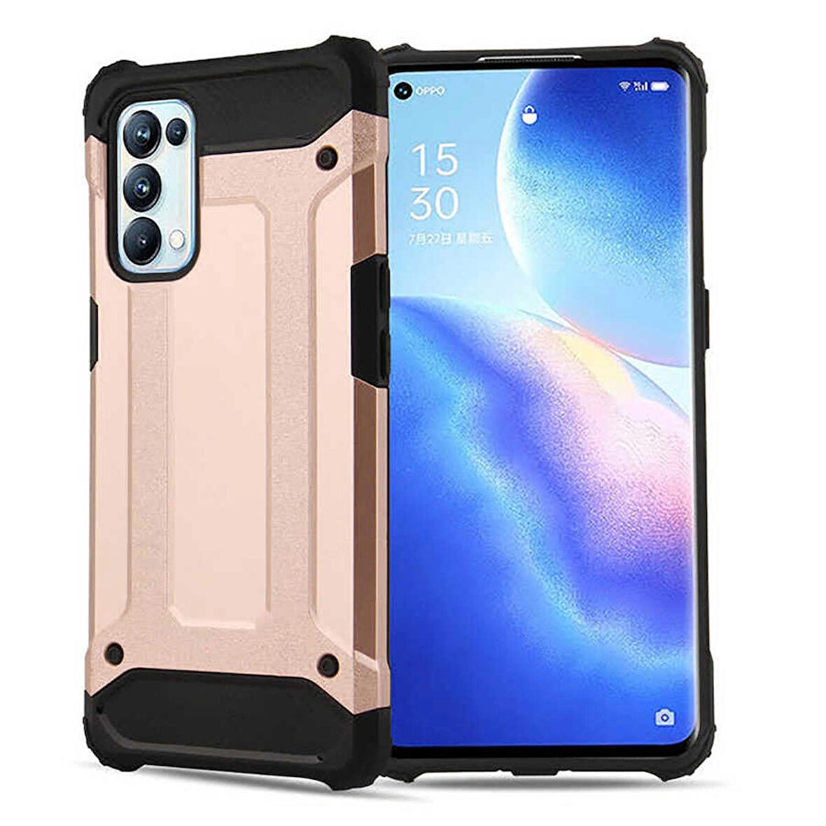 Oppo Reno 5 Pro 5G Kılıf Zore Crash Silikon Kapak
