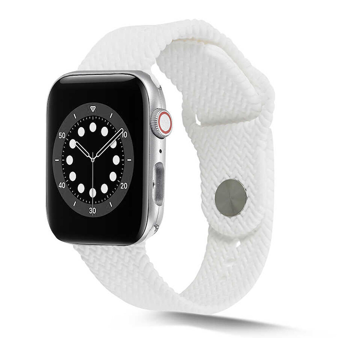 Watch 42mm KRD-37 Uyumlu Zore Kordon-Beyaz