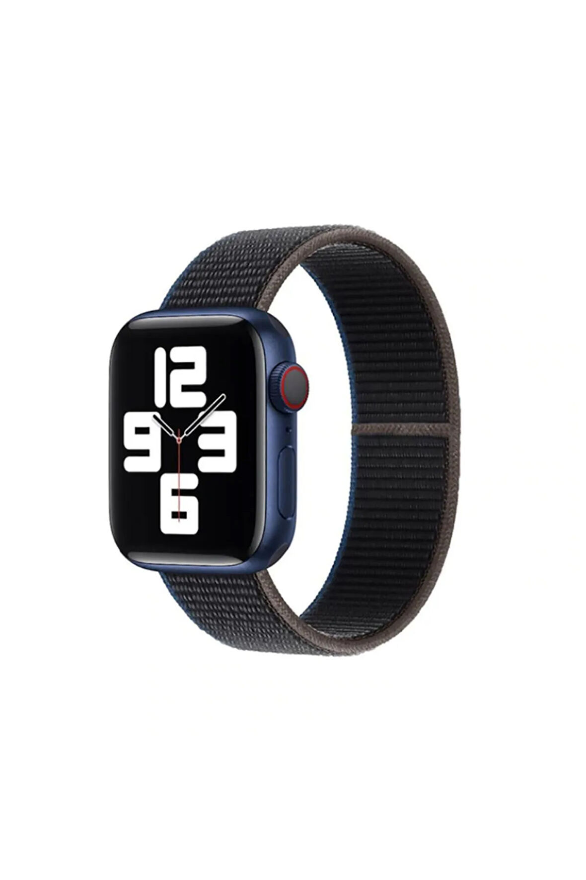 Apple Watch 38mm Uyumlu Krd-03 Hasır Kordon-65-charcoal