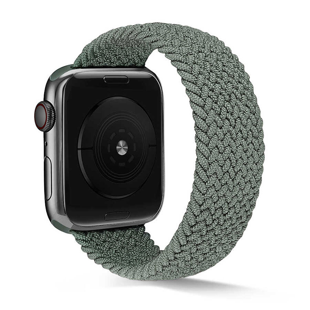 Watch Ultra 49mm Kordon Uyumlu KRD-38 Medium Strap Kayış CLO- Koyu Yeşil