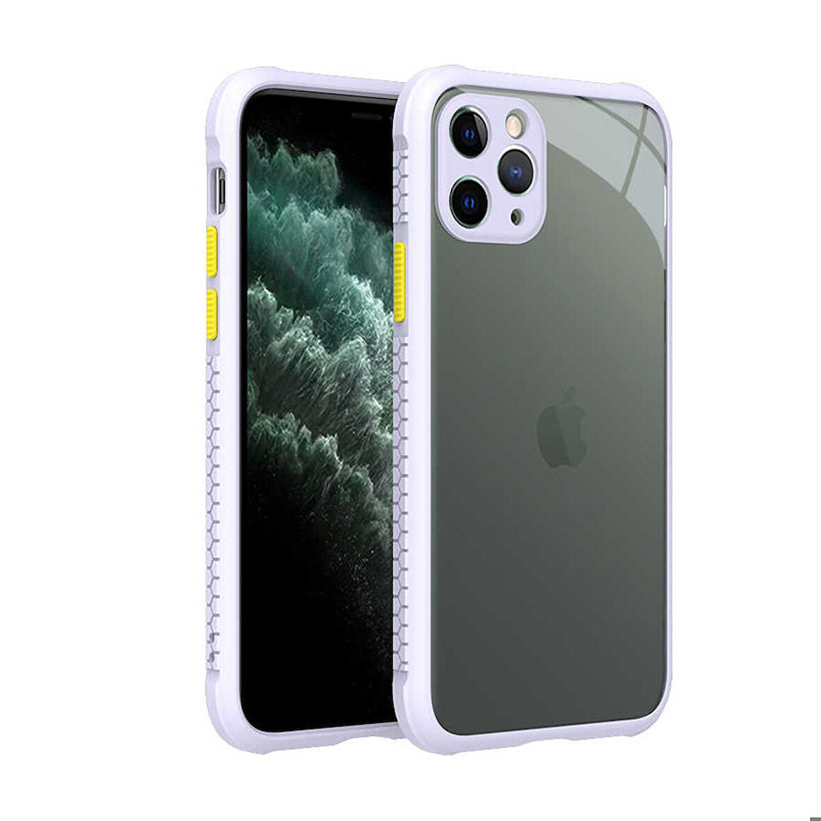 iPhone 11 Pro Uyumlu ​​Zore Kaff Kapak-Mor