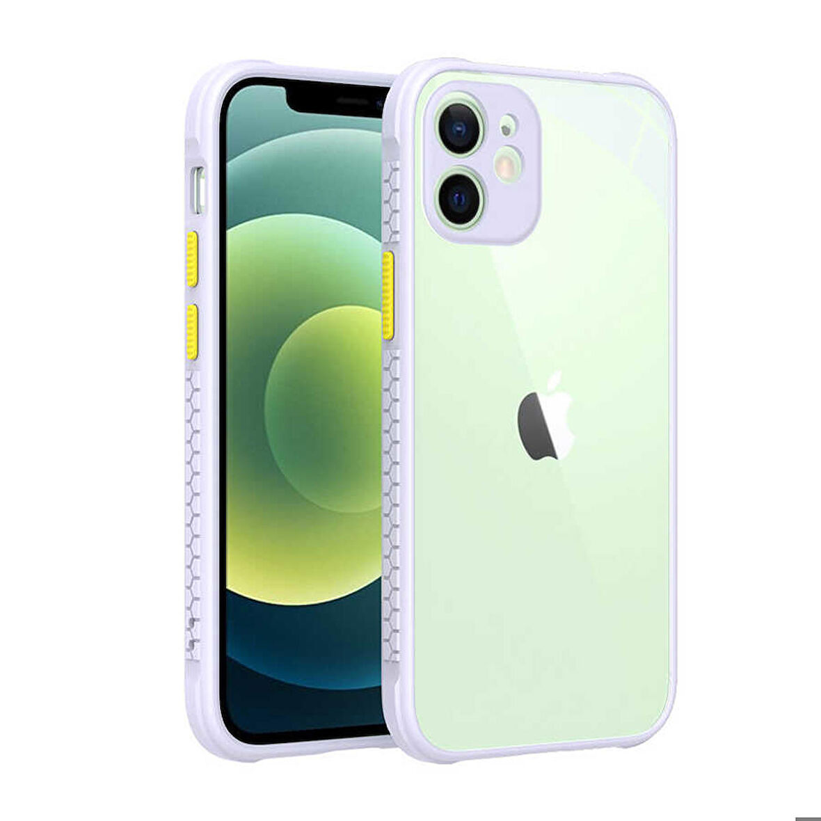 iPhone 12 Uyumlu ​​Zore Kaff Kapak-Mor