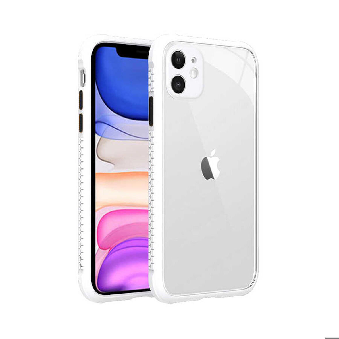 iPhone 11 Uyumlu ​​Zore Kaff Kapak-Renksiz