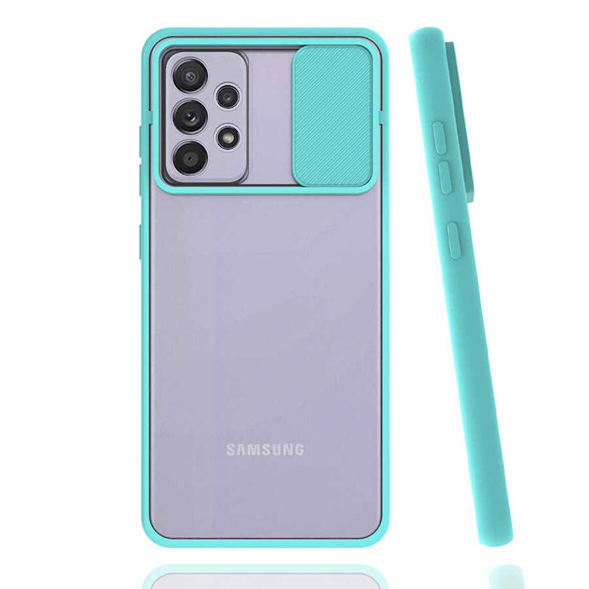 Galaxy A52 Uyumlu Zore LALTi Kapak-Turkuaz