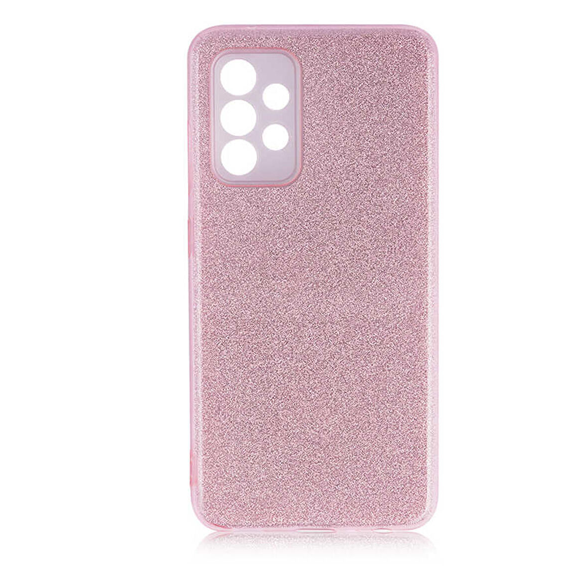 Galaxy A72 Uyumlu Zore Shining Silikon-Rose Gold