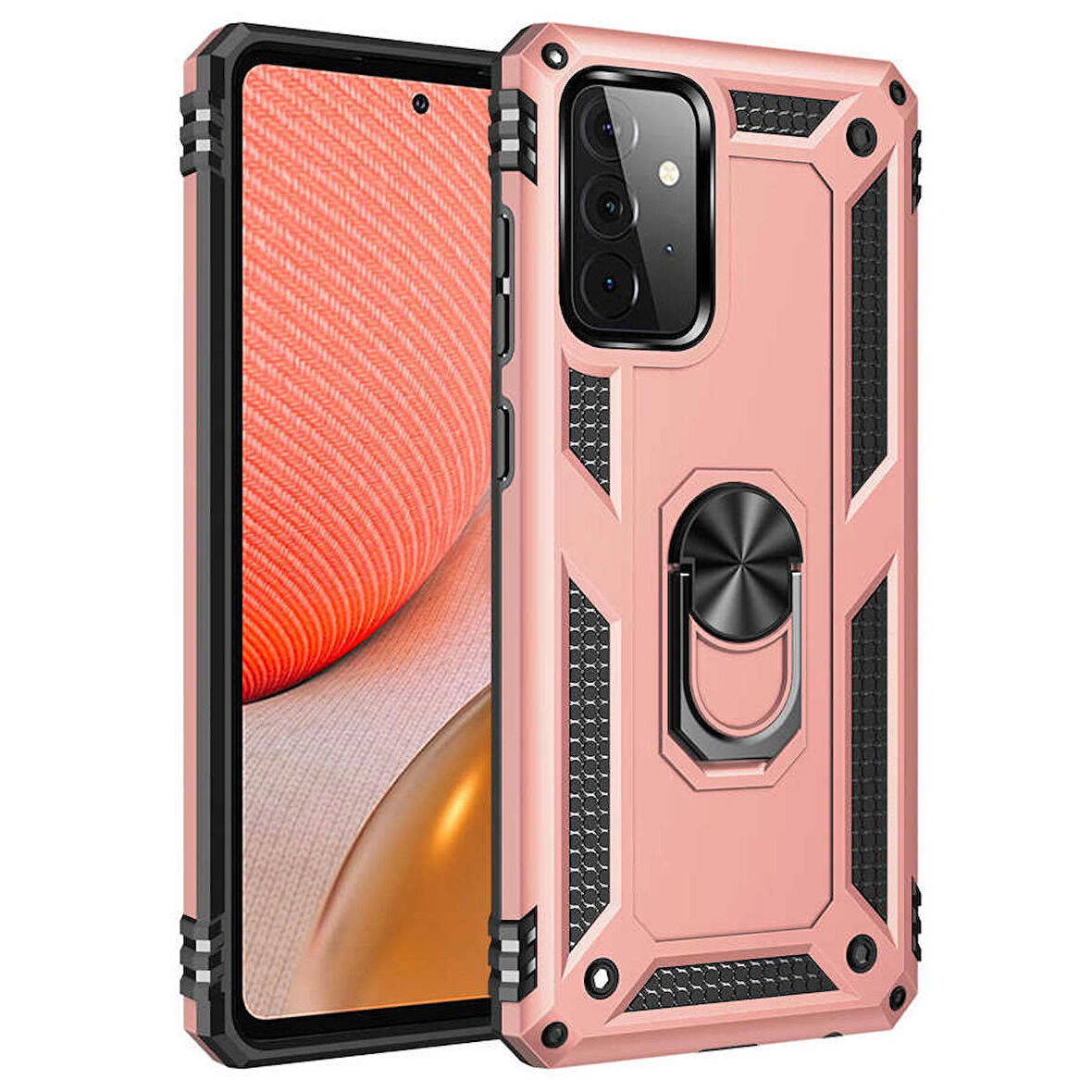 Galaxy A52 Uyumlu Zore Vega Kapak-Rose Gold