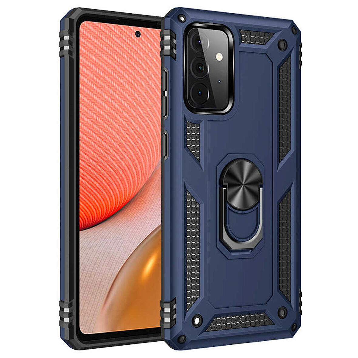 Galaxy A52 Uyumlu Zore Vega Kapak-Mavi