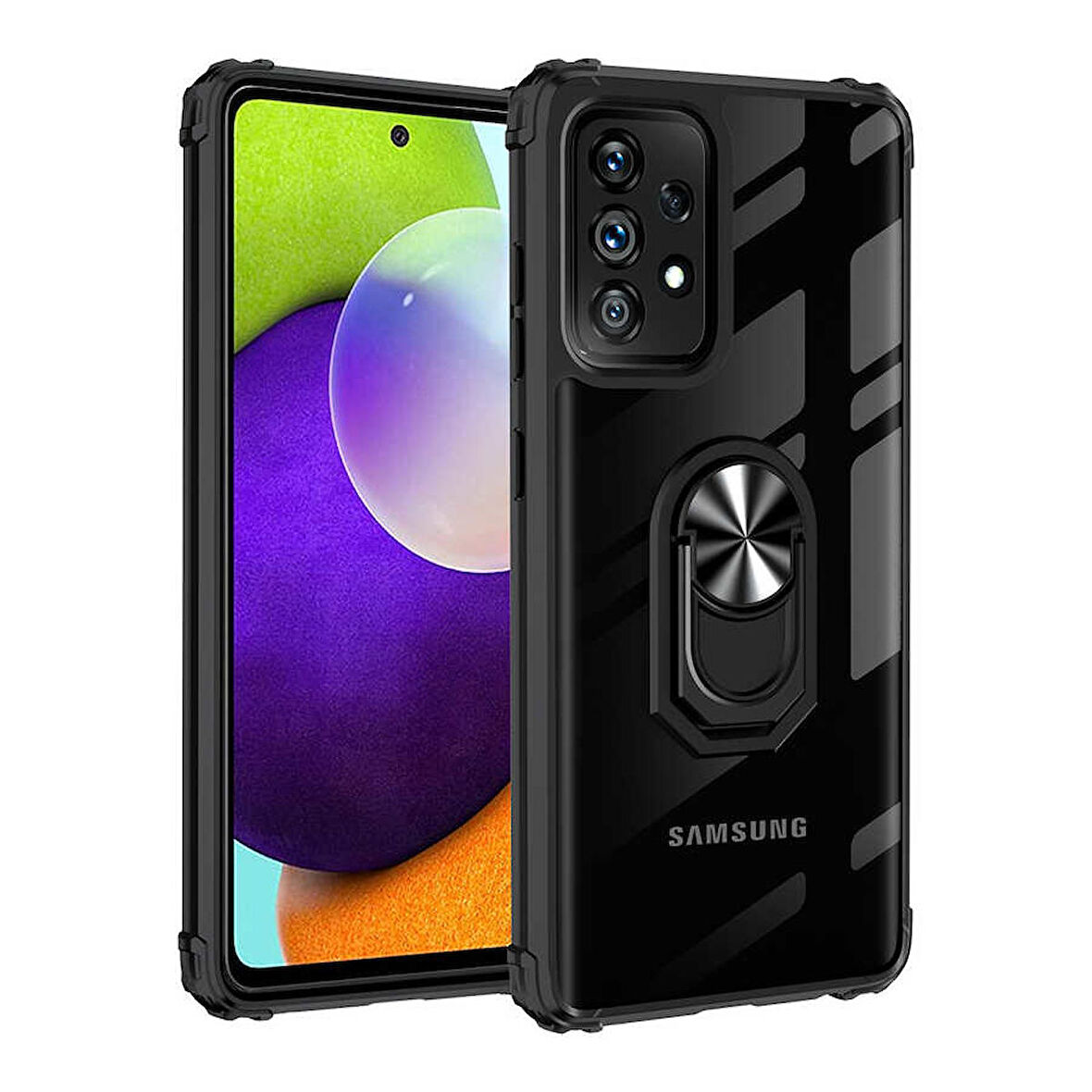 Galaxy A72 Uyumlu Zore Mola Kapak-Siyah