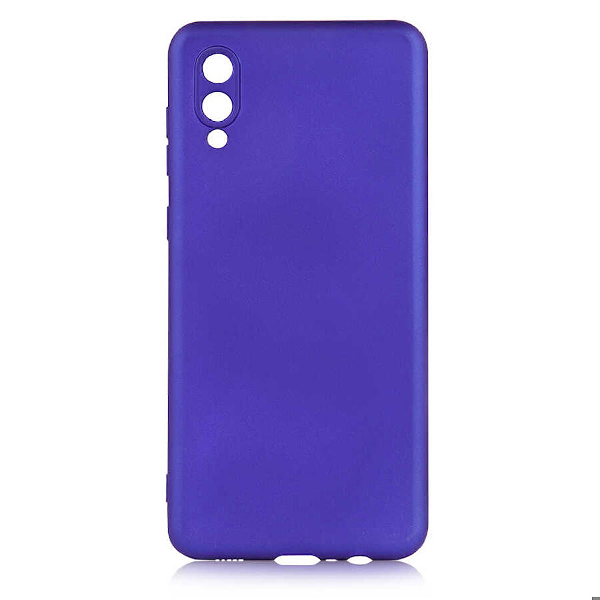 Galaxy A02 Uyumlu Zore Premier Silikon Kapak-Saks Mavi