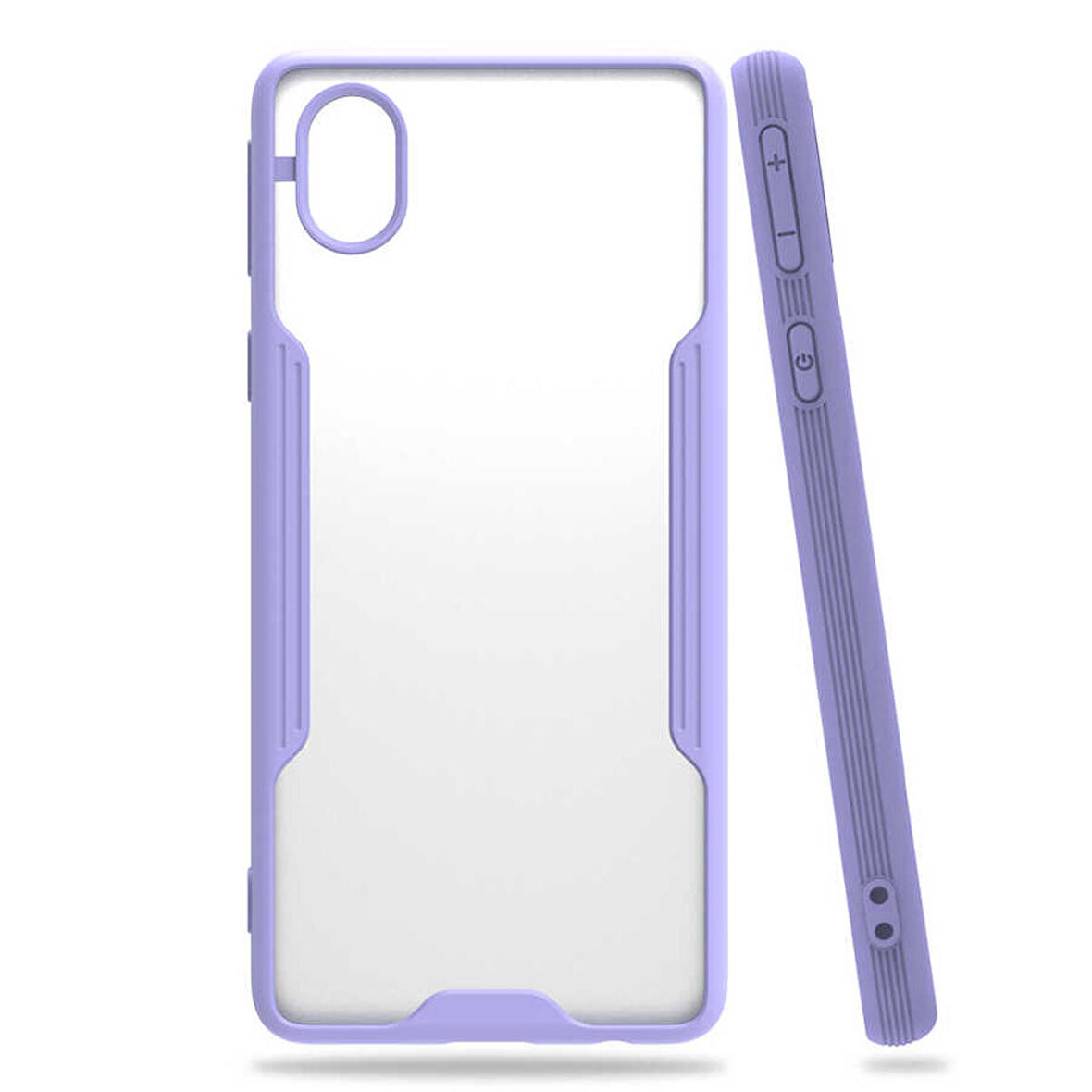 Galaxy A01 Core Uyumlu Zore Parfe Kapak-Mor