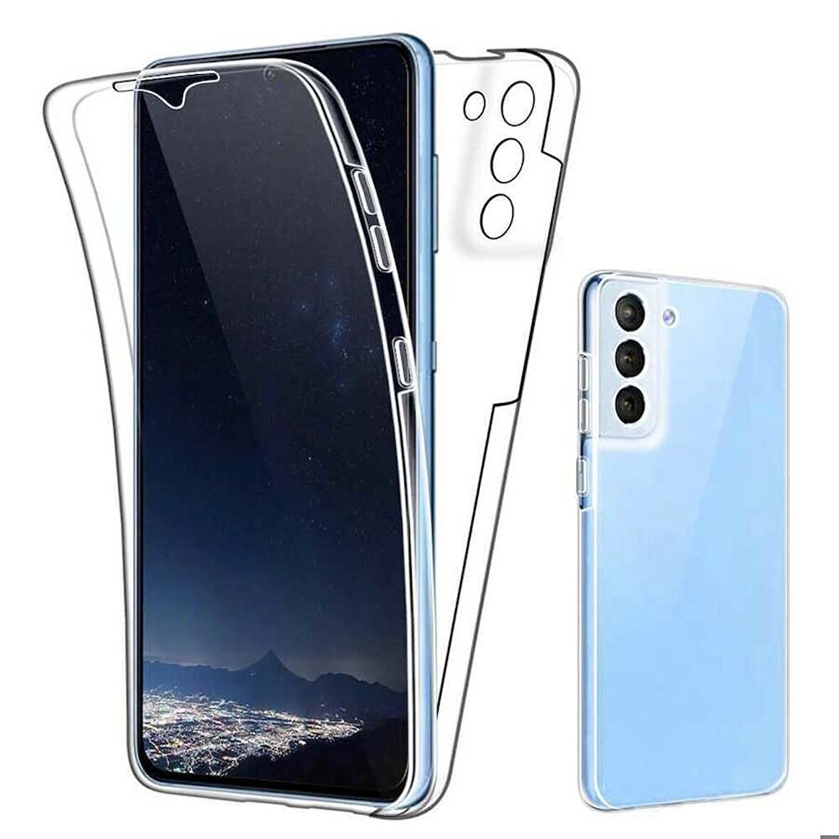 Galaxy S21 Plus Uyumlu Zore Enjoy Kapak-Renksiz