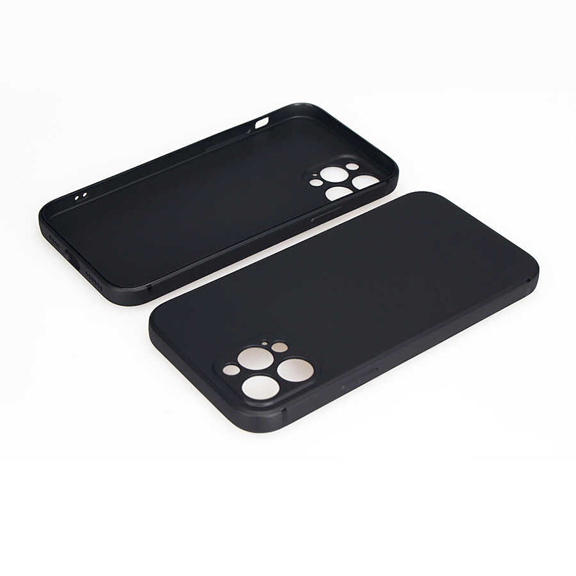 iPhone 12 Pro Max Uyumlu Zore İmax Silikon-Siyah