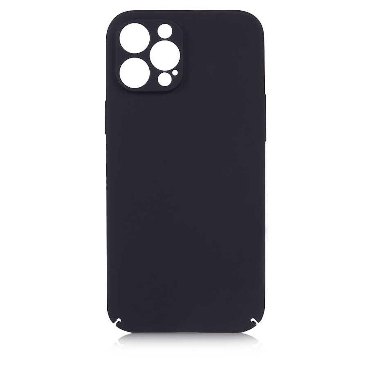 iPhone 12 Pro Max Uyumlu Zore Kapp Kılıf-Siyah