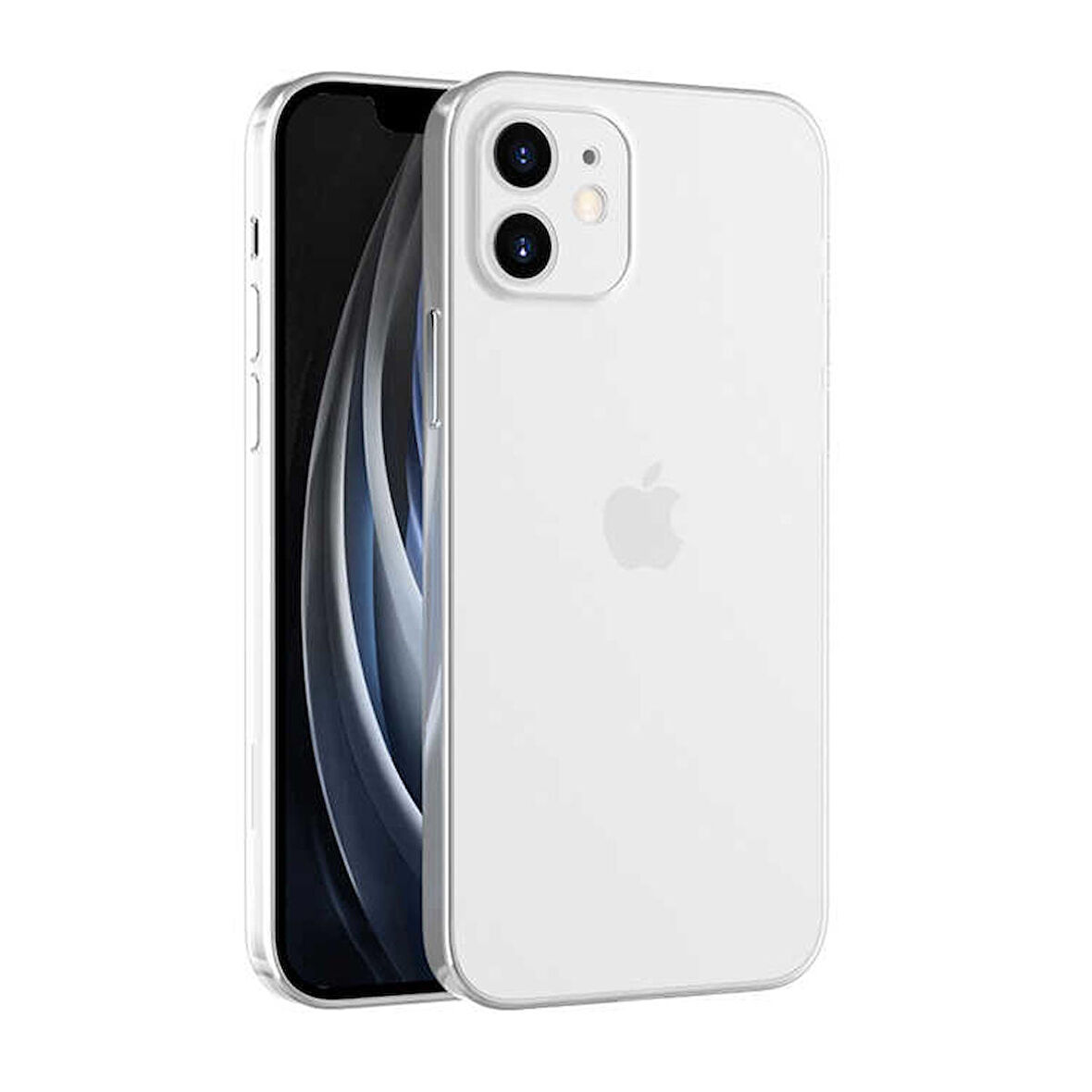 iPhone 12 Uyumlu Zore Blok Kapak-Renksiz