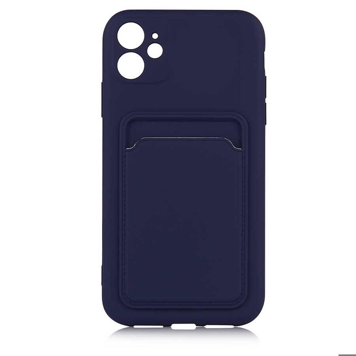 iPhone 12 Uyumlu ​​Zore Ofix Kapak-Lacivert