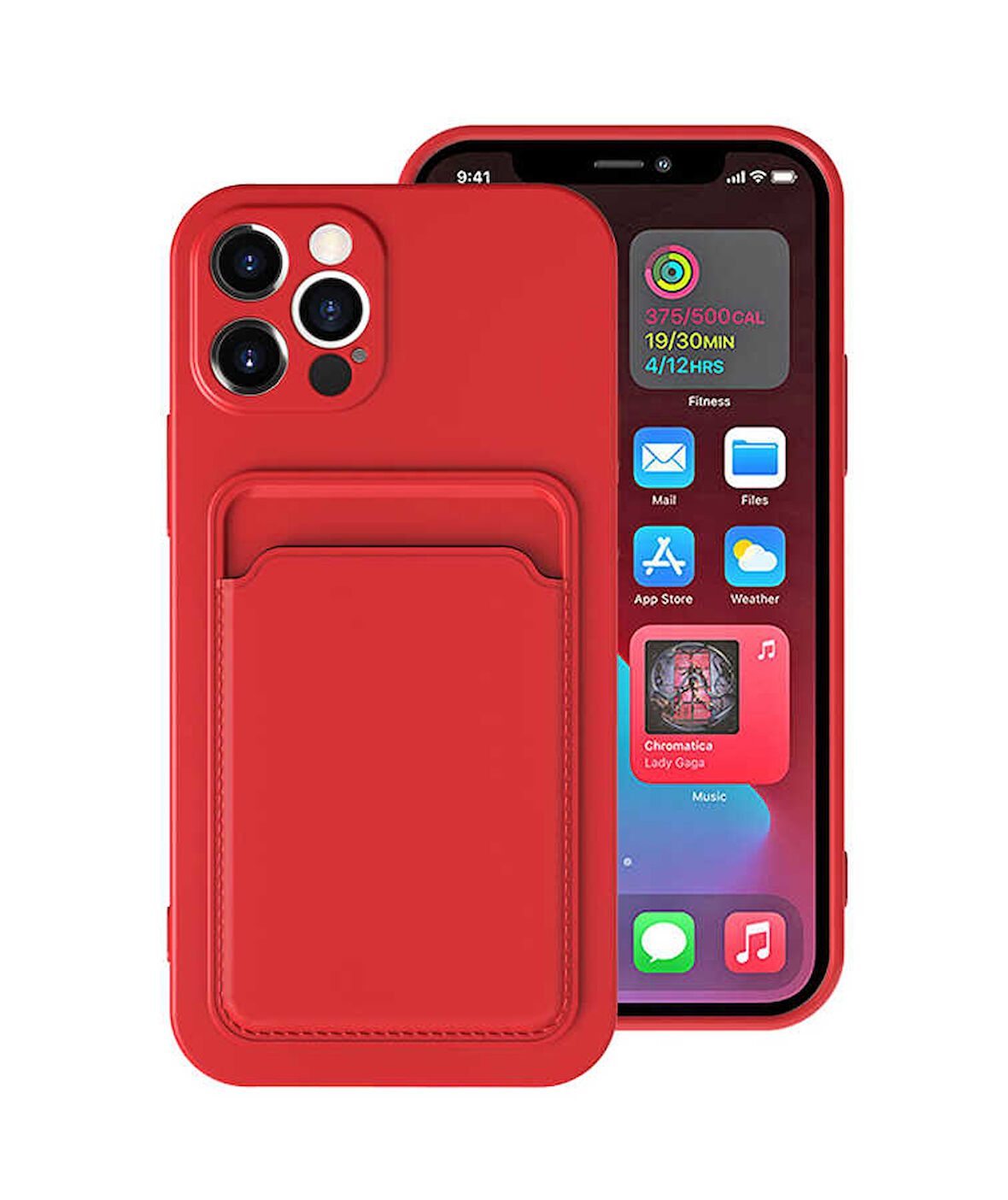 iPhone 12 Pro Max Uyumlu ​​ Ofix Kılıf-Kırmızı