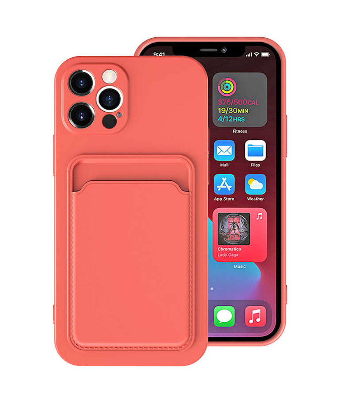 iPhone 12 Pro Max Uyumlu ​​ Ofix Kılıf-Koyu Turuncu