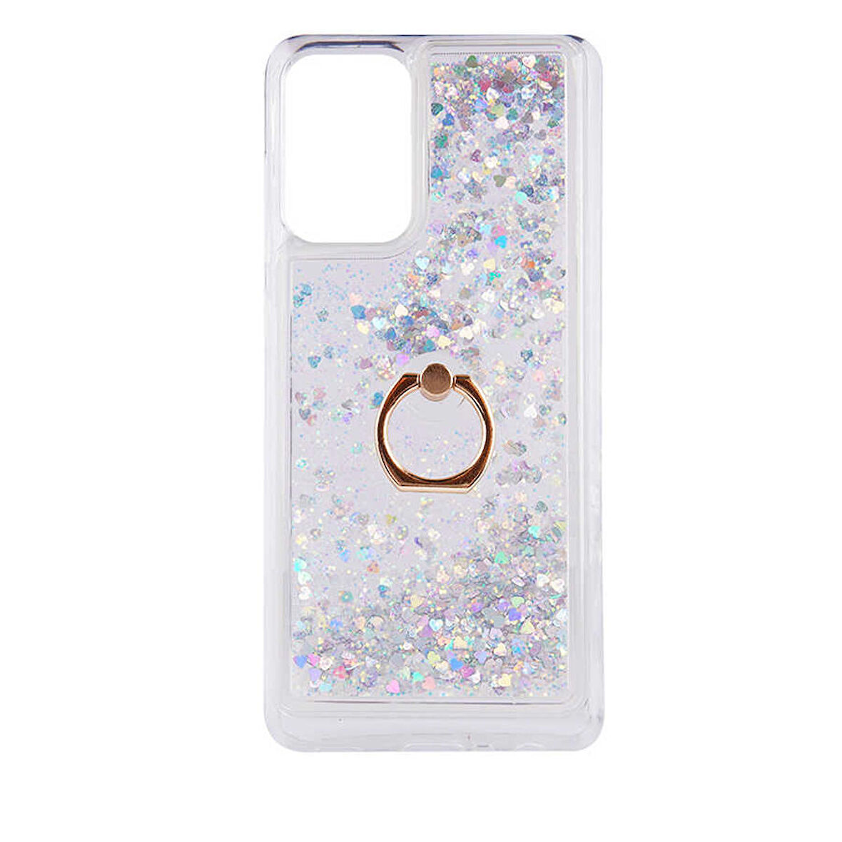 Galaxy A72 Uyumlu Zore Milce Kapak-Gümüş