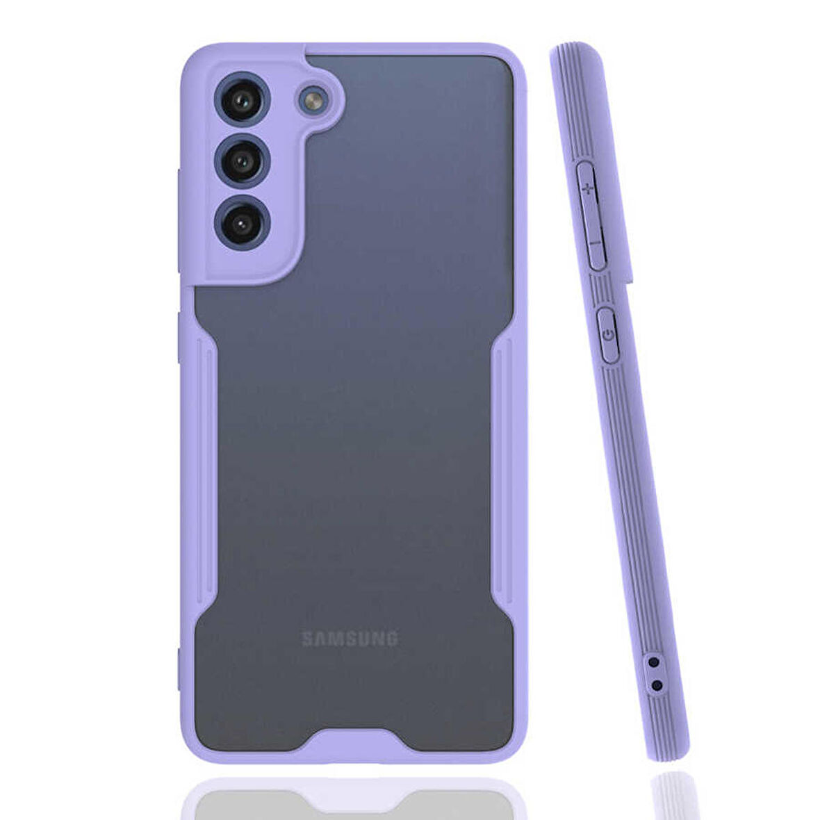 Galaxy S21 FE Uyumlu Zore Parfe Kapak-Mor