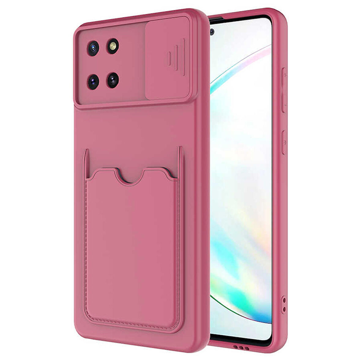 Galaxy A81 (Note 10 Lite) Uyumlu ​Zore Kartix Kapak-Koyu Mor