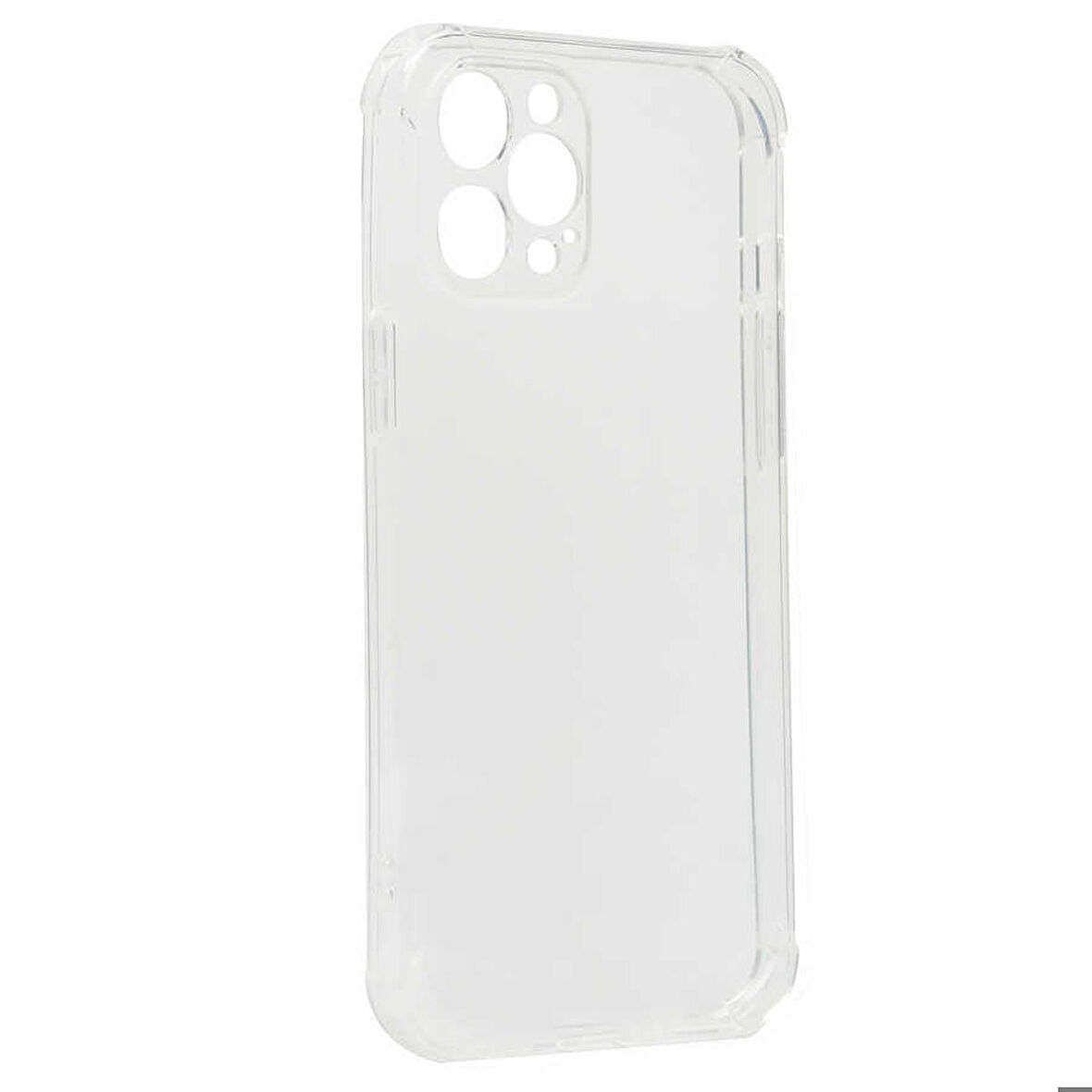 iPhone 12 Pro Uyumlu Zore Kamera Korumalı Nitro Anti Shock Silikon-Renksiz