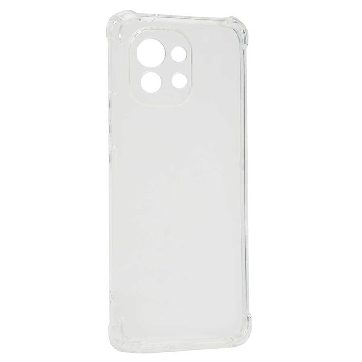 Xiaomi Mi 11 Kılıf Nitro Anti Shock Darbe Emici Köşe Korumalı Şeffaf Silikon Kapak