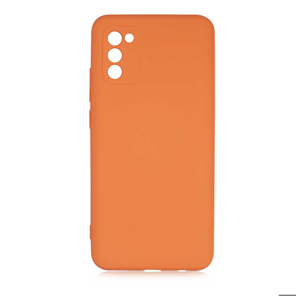 Galaxy A02S Uyumlu Zore Mara Lansman Kapak-Turuncu