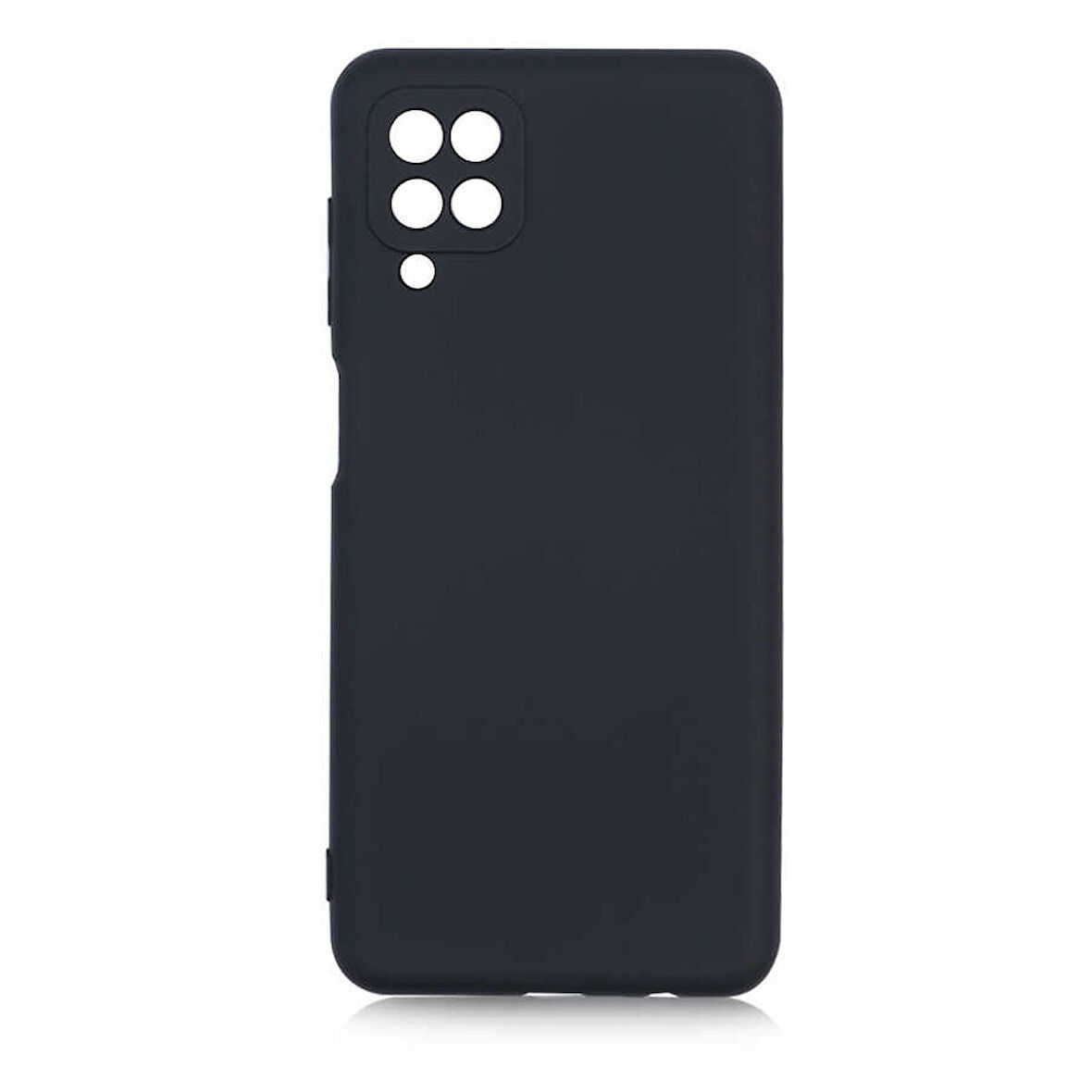 Galaxy A12 Uyumlu Zore Mara Lansman Kapak-Siyah