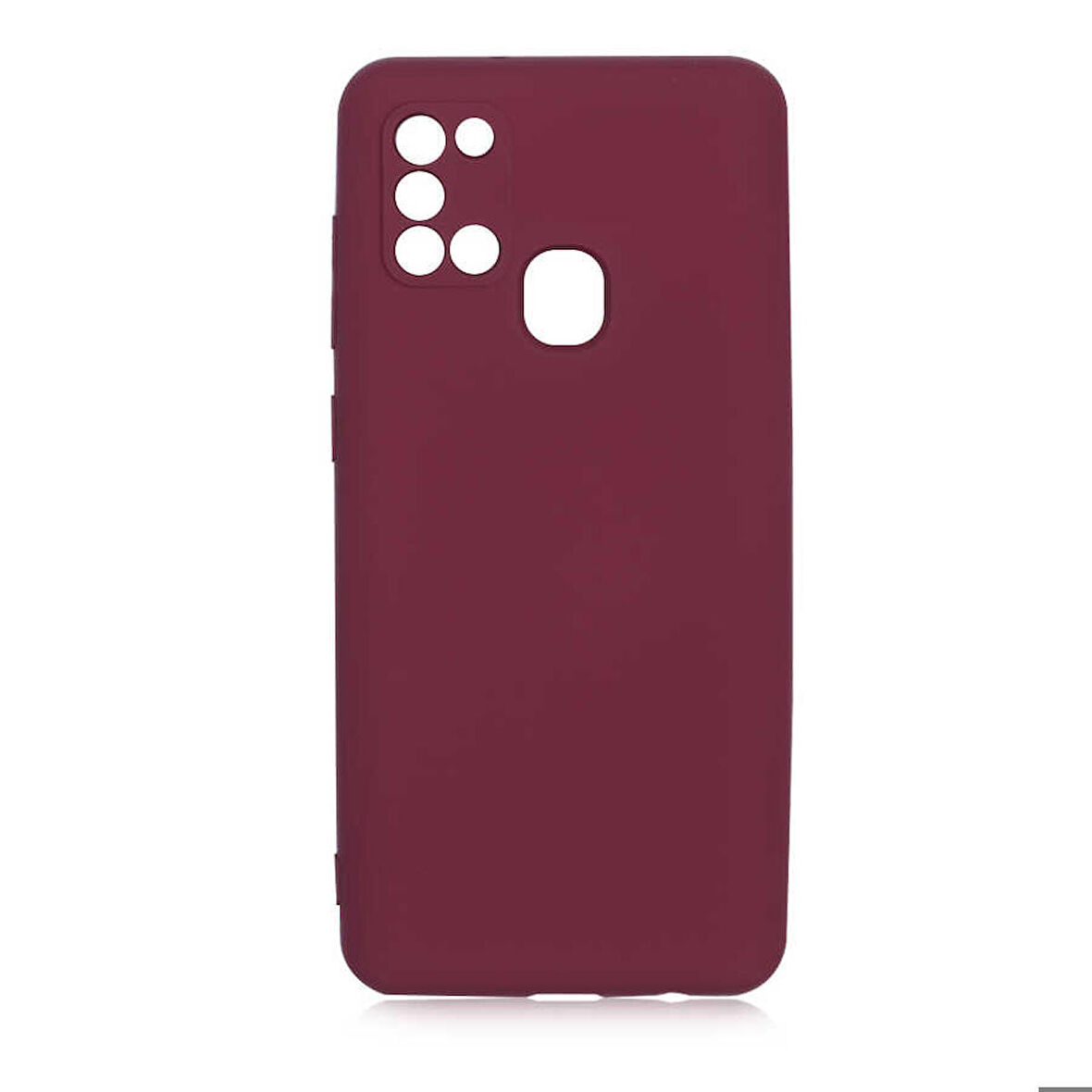 Galaxy A21S Uyumlu Zore Mara Lansman Kapak-Koyu Mor