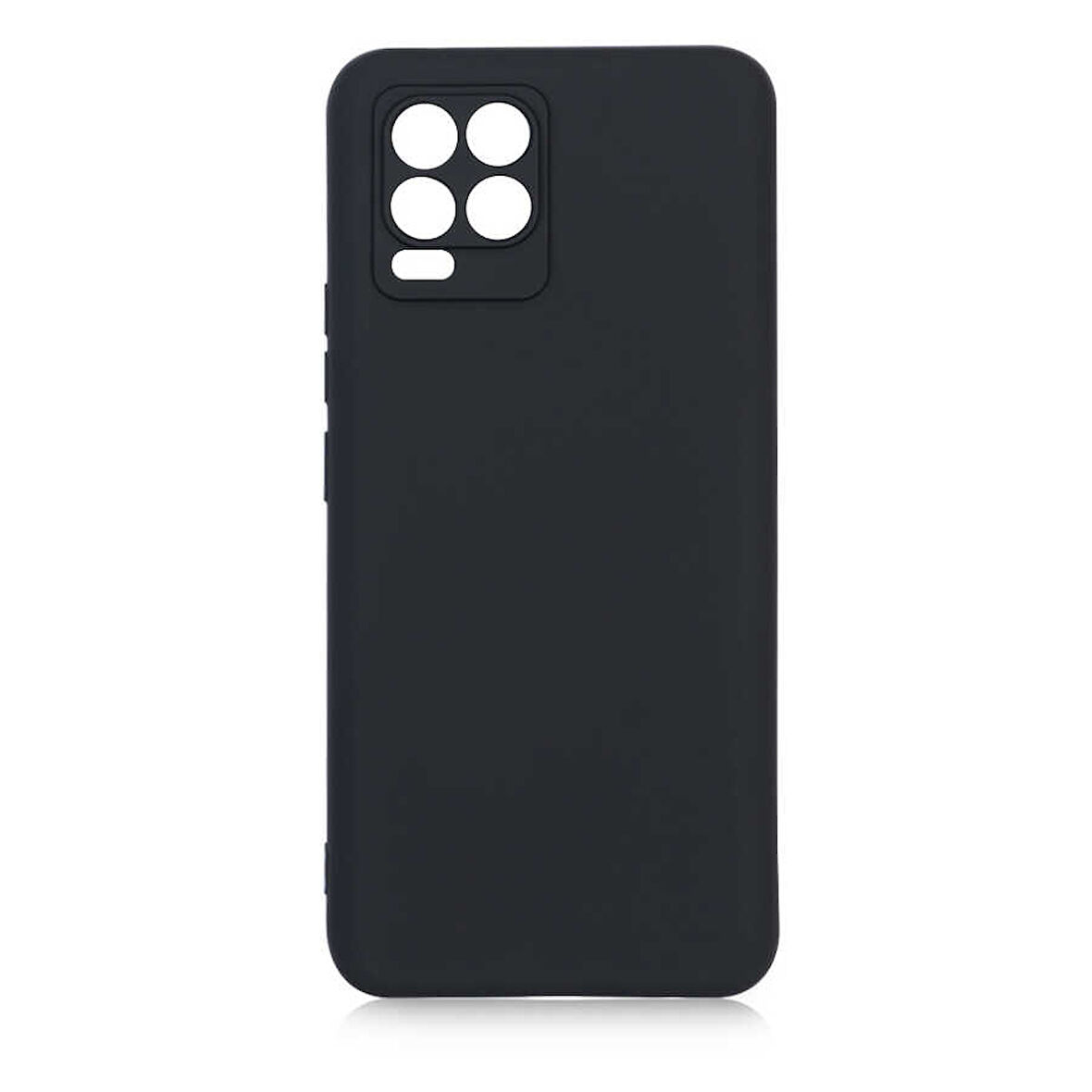 Realme 8 Kılıf Zore Premier Silikon Kapak-Siyah