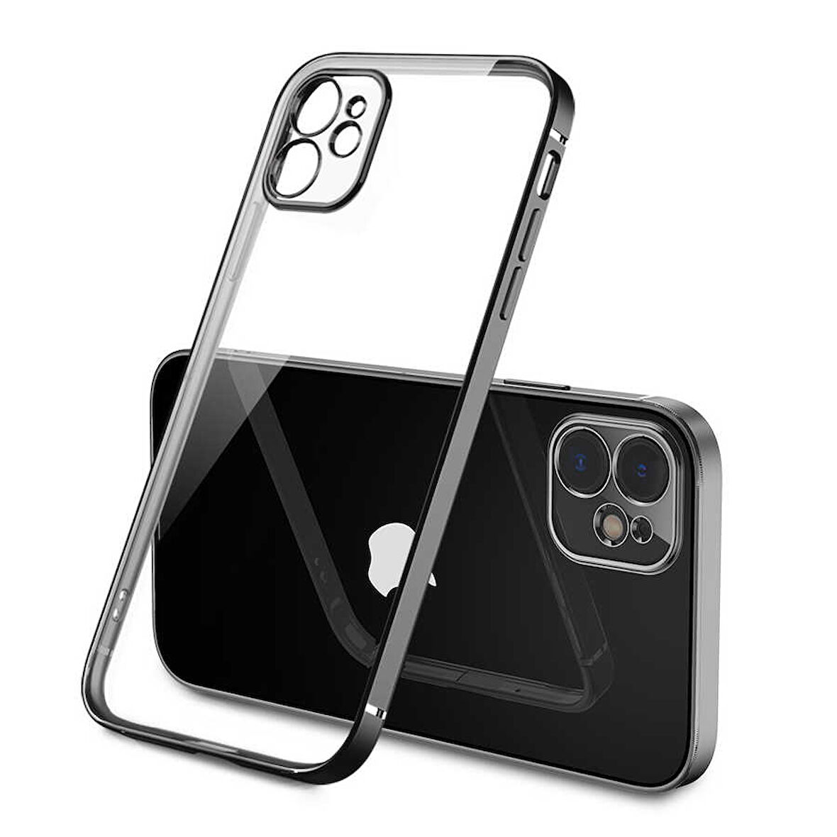 iPhone 12 Uyumlu Zore Gbox Kılıf-Siyah