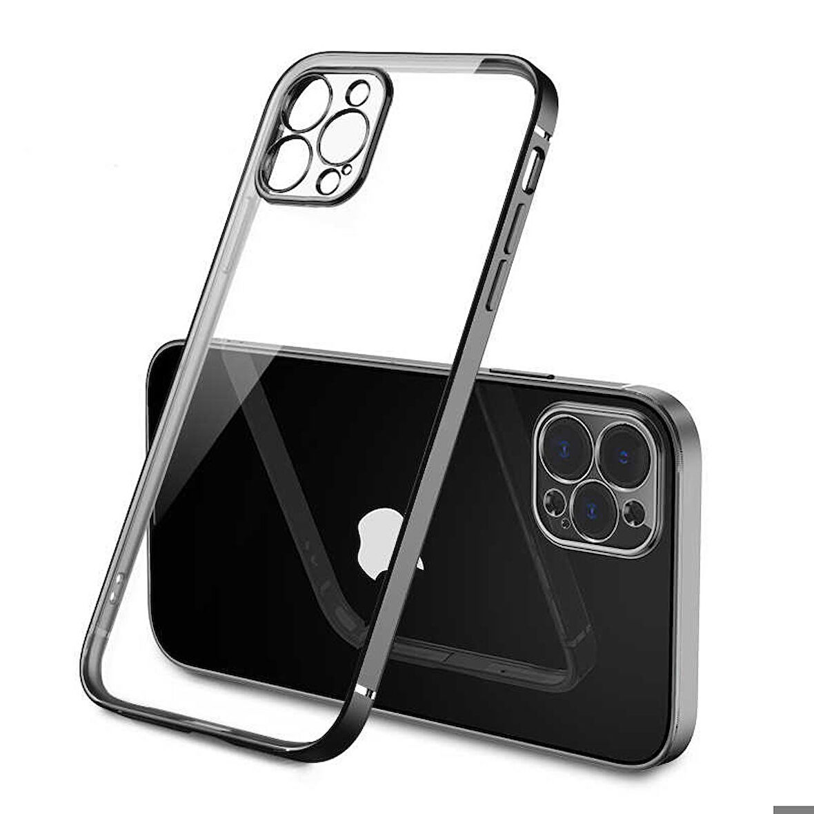 iPhone 12 Pro Uyumlu Zore Gbox Kapak-Siyah