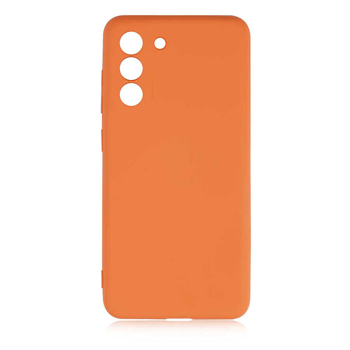 Galaxy S21 FE Uyumlu Zore Mara Lansman Kapak-Turuncu