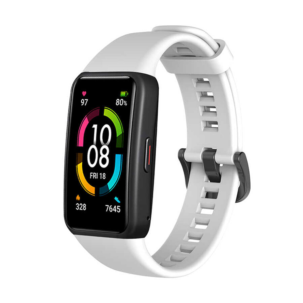 Huawei Band 6 Uyumlu KRD-47 Uyumlu Zore Kordon-Beyaz