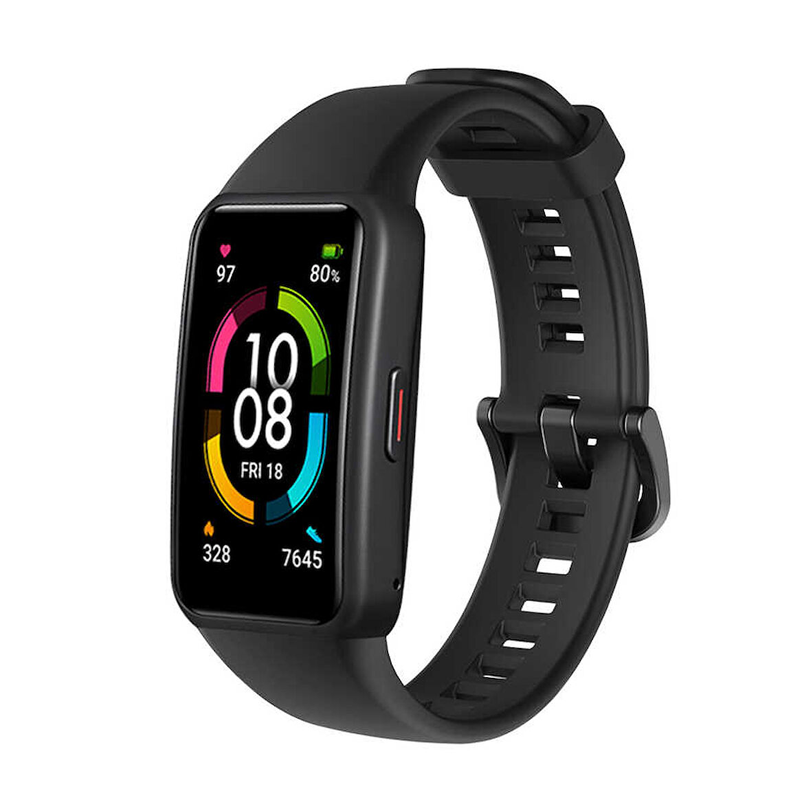 Huawei Band 6 Uyumlu KRD-47 Uyumlu Zore Kordon-Siyah