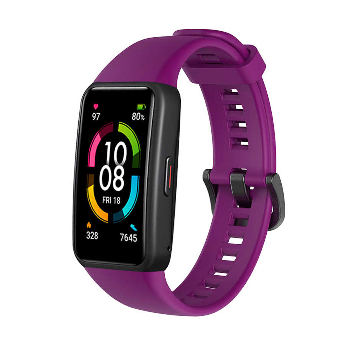 Huawei Band 6 Uyumlu KRD-47 Uyumlu Zore Kordon-Mürdüm