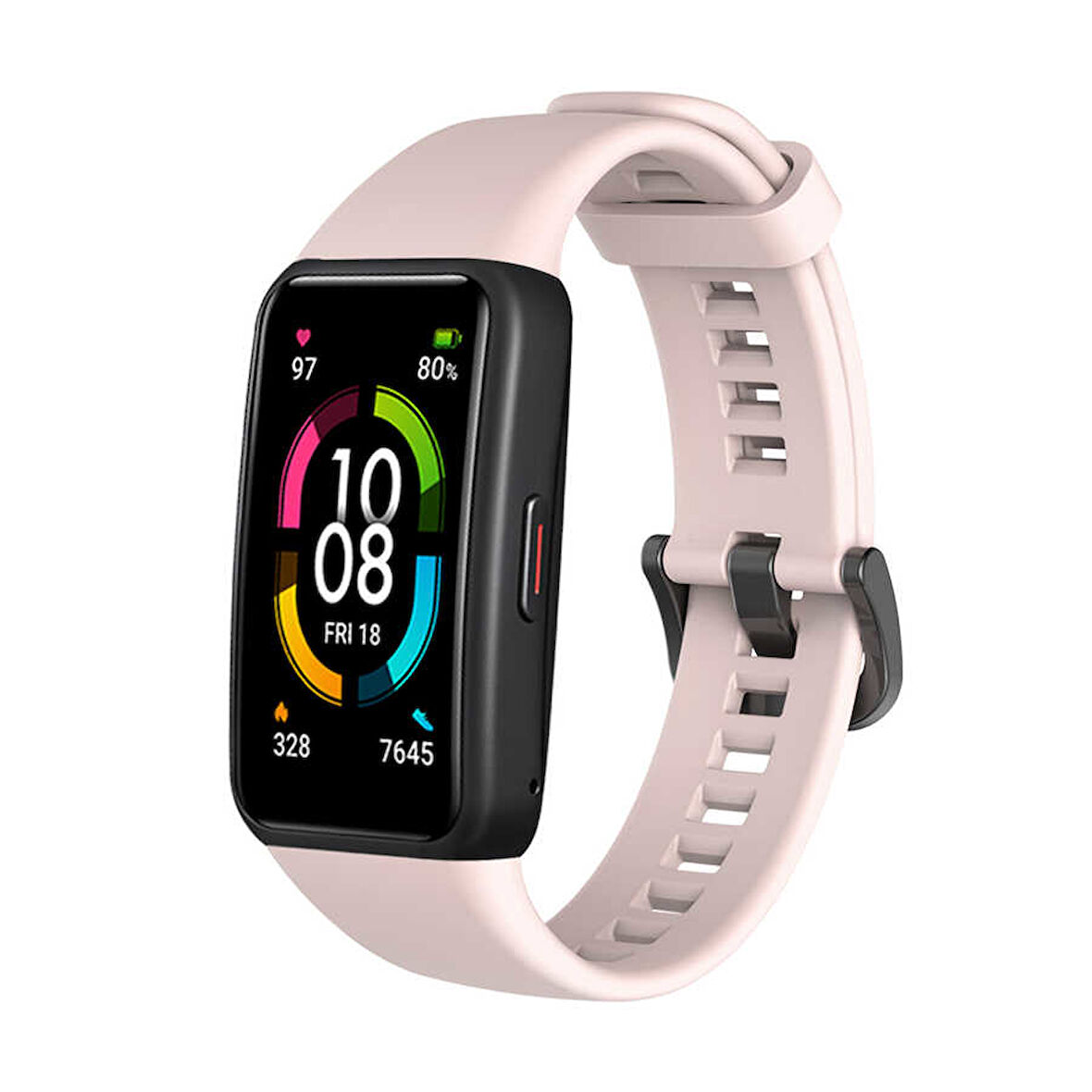 Huawei Band 6 Uyumlu KRD-47 Uyumlu Zore Kordon-Pembe Açık