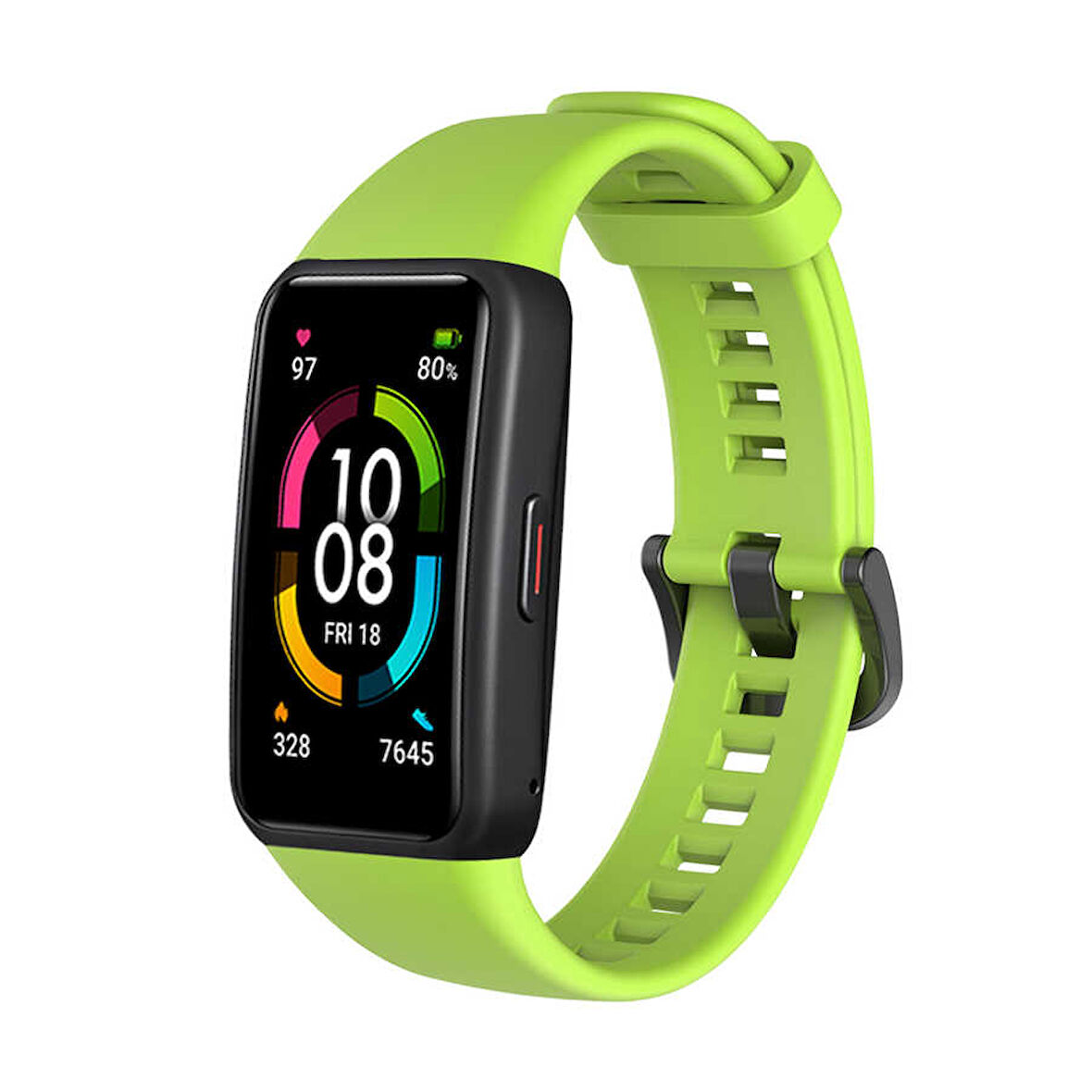 Huawei Band 6 Uyumlu KRD-47 Uyumlu Zore Kordon-Yeşil