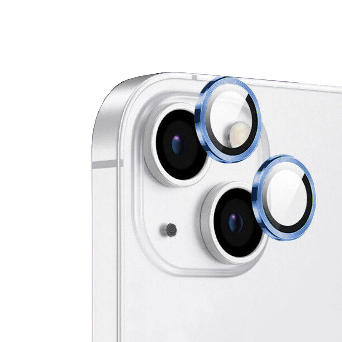 iPhone 13 Mini Uyumlu Zore CL-12 Premium Safir Parmak İzi Bırakmayan Anti-RefCLOive Kamera Len